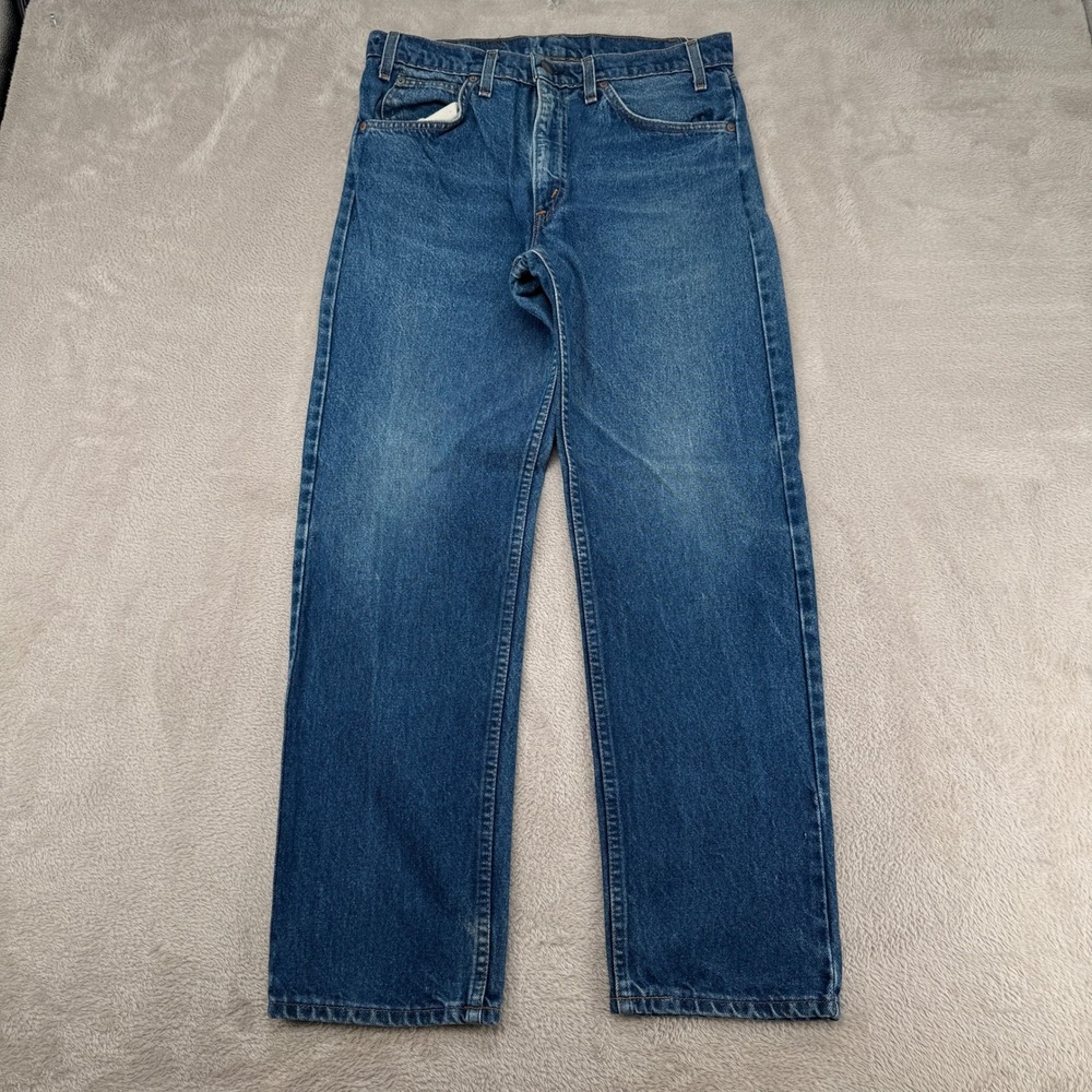 Vintage 90s Levis 505 Jeans Mens 34x30 Blue Preowned Denim Red Tab Cotton USA
